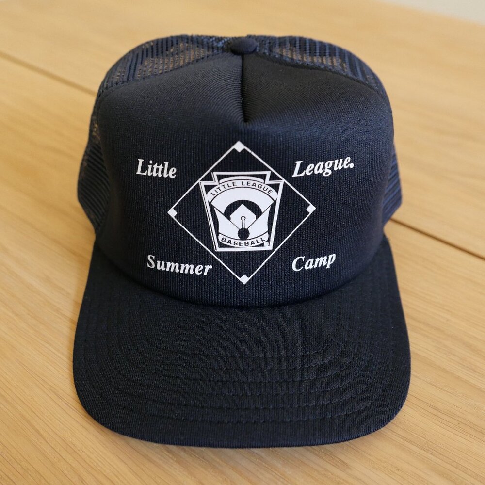 Vintage Snapback Cap // New Era 90s Little League Baseball Summer Camp Hat
